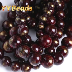 Natural Garnet Red Lapis Lazuli Jades Stone Beads Loose Beads for Jewelry Making Diy Bracelets Necklace Handmade 4 6 8 10mm 15