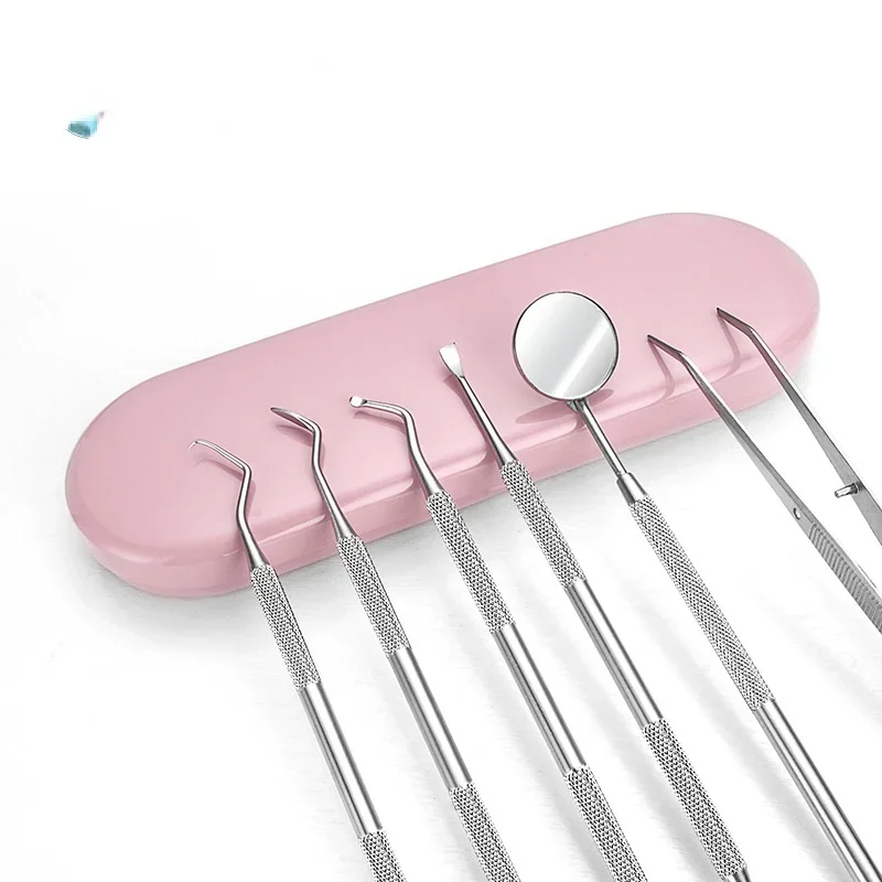 Dental Mirror Sickle Tartar Scaler Teeth Pick Spatula Dental Laboratory Equipment Dentist Gift Oral Care Tooth Cleaning Tools