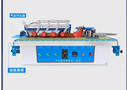 Woodworking edge banding machine trimming, rotating function microcomputer, can be straight line, curve + widening