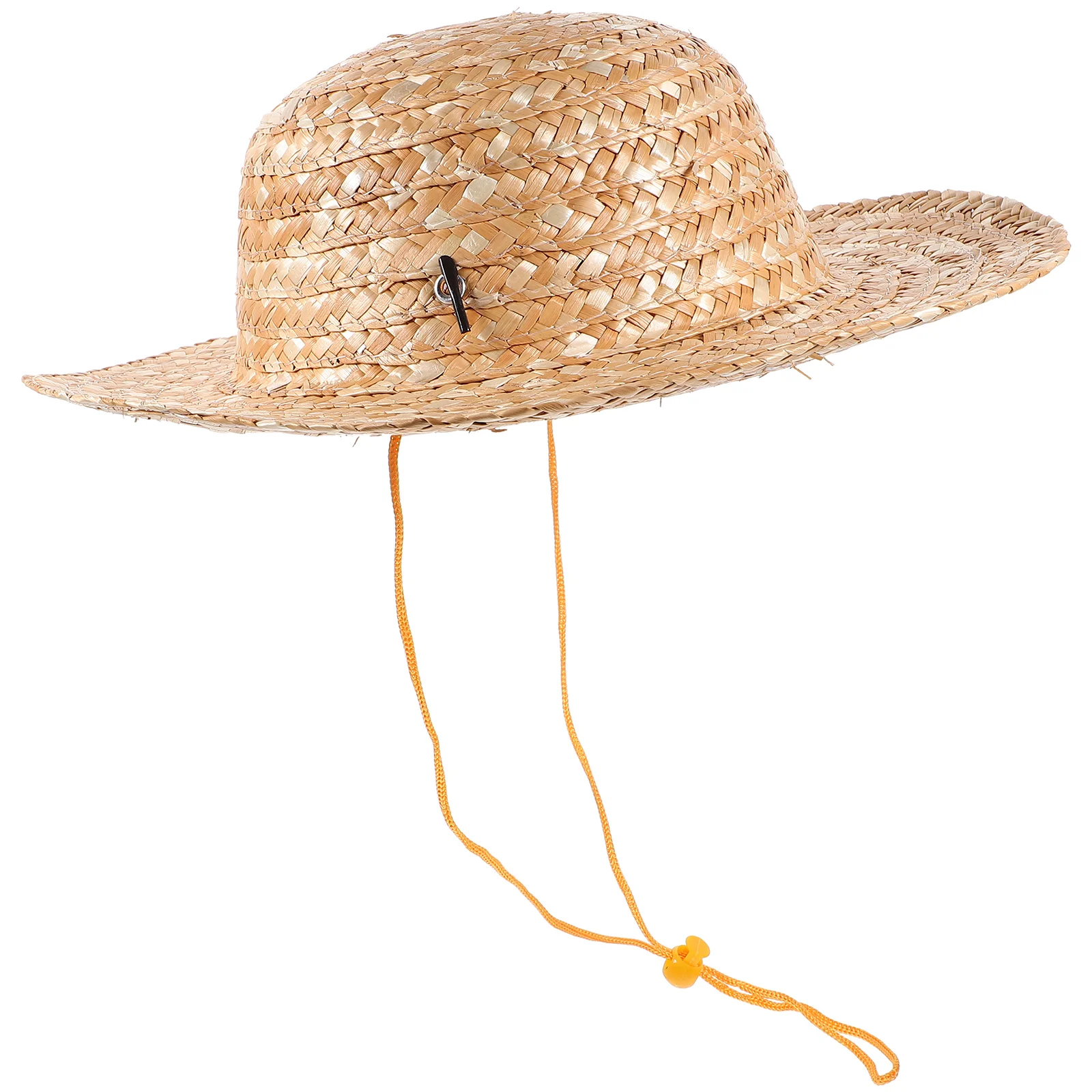 

Beach Children's Straw Hat Seaside Hats for Kids Fashionable Summer Caps Themed Party Favors