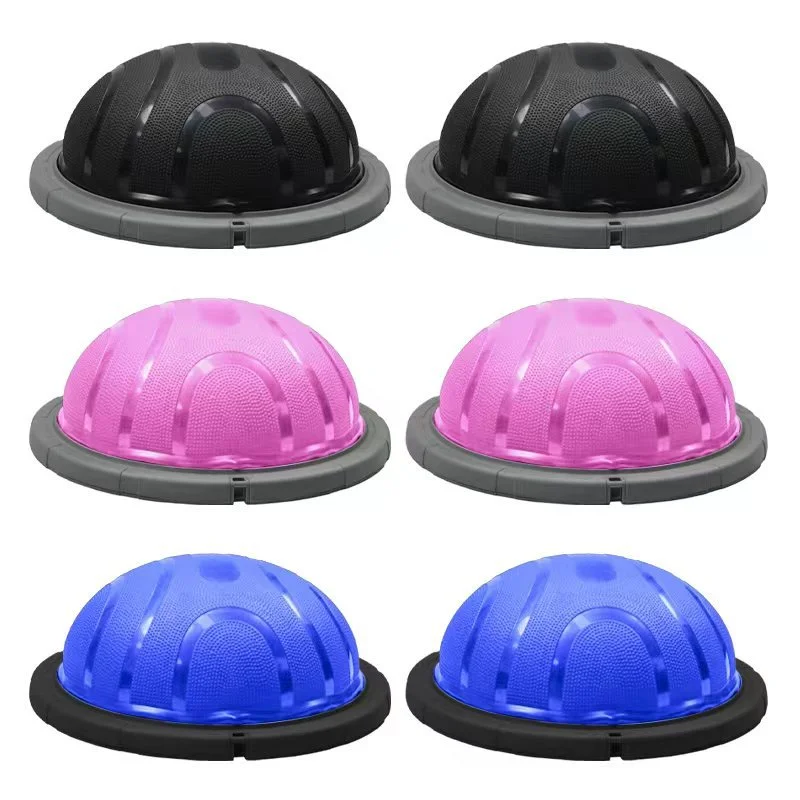 

Logo Yoga Half Balance Gymnastics Ball Fitness Ball with Handle