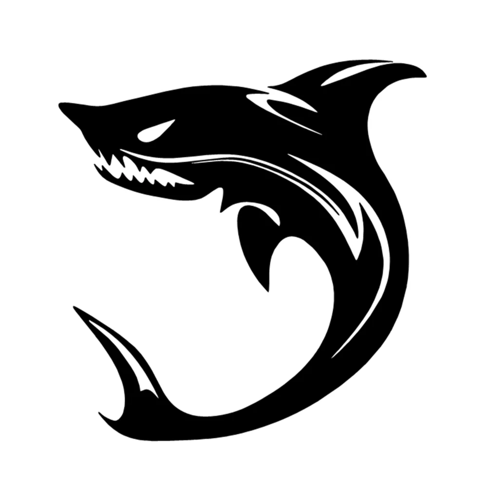 

16X15.4CM Deep Sea Predator Fish Vinyl Decal, Ocean Adventure Sticker for SUV Truck Laptop Water Bottle, Auto Exterior Decor