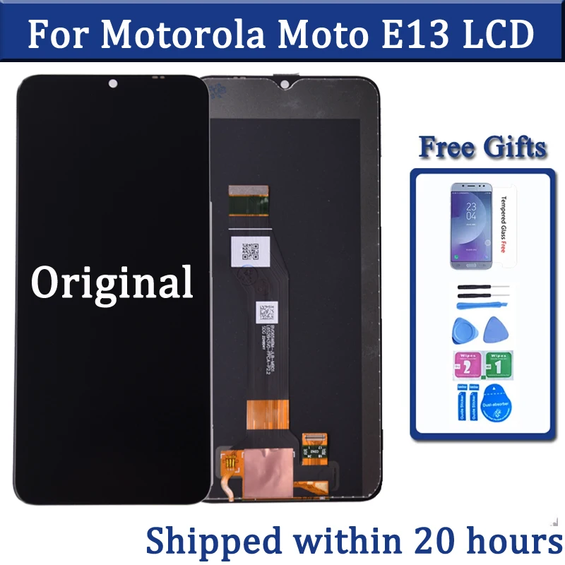 

6.5'' Original For Motorola Moto E13 LCD Display Touch Screen Sensor Digitizer Assembly Replace Replacement For Moto E13 Screen