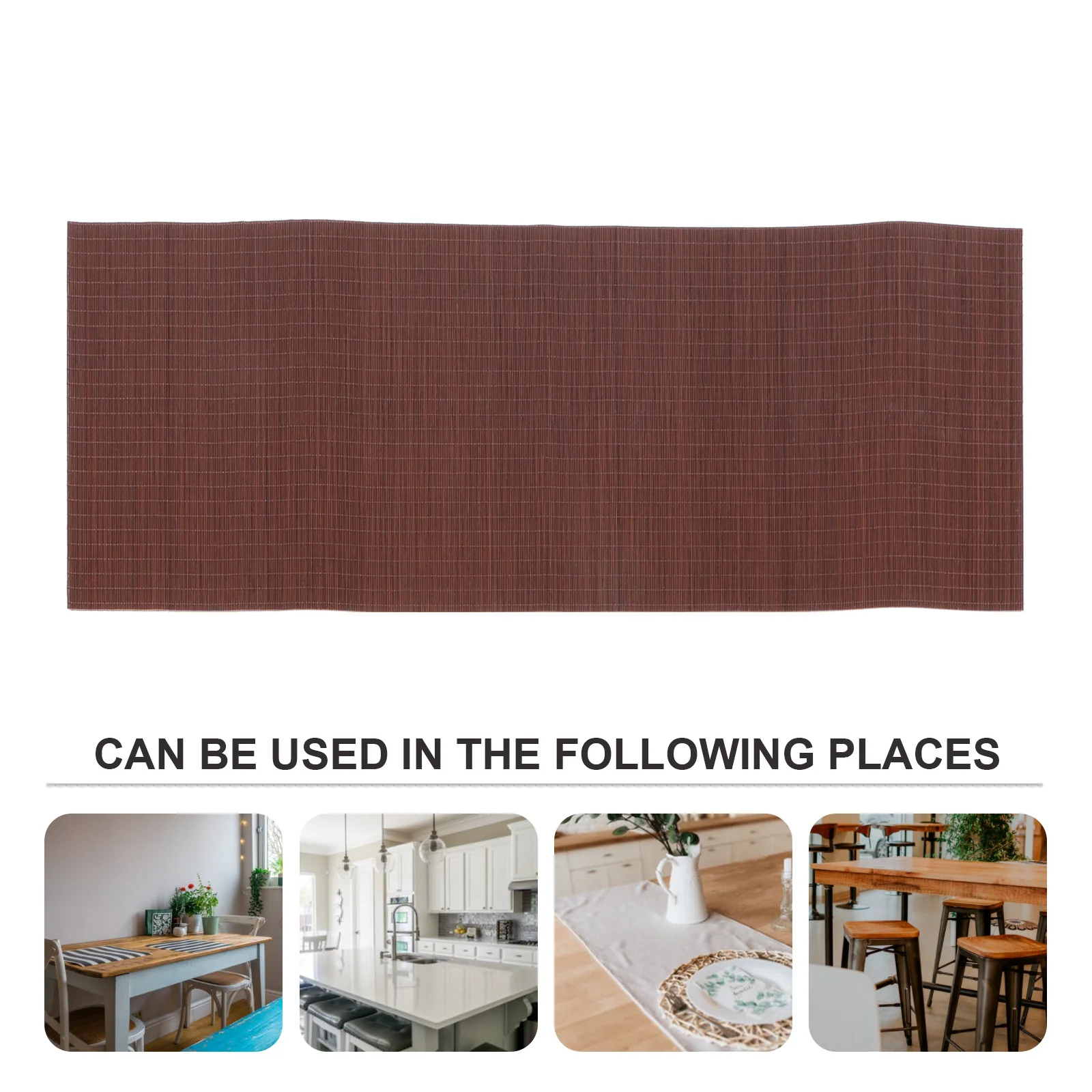 

Handmade Bamboo Tea Mat Waterproof Table Runner for Tea House Decor Simple Chic Premium Material Easy Clean Shake Off