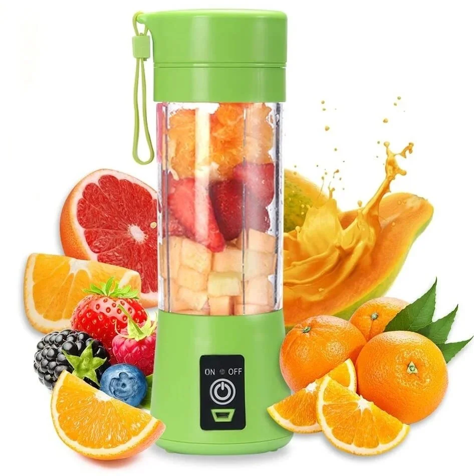 1PCS Mini Juicer Home Electric Portable Rechargeable Juice Cup Fruit Blender Kitchen Small Automatic Handheld Smoothie Food