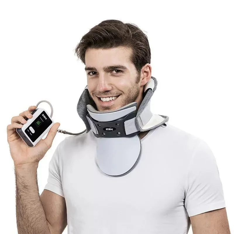 

Inflatable Neck Traction Massager, Cervical Collar Support Brace, Anti-Hunch Neck Fixator for Cervical Spine