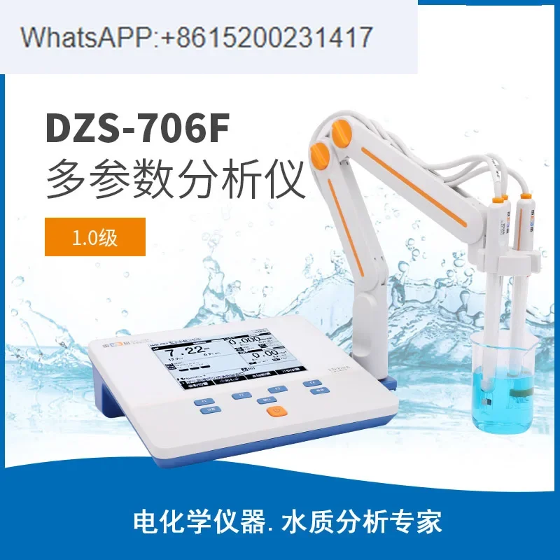 Analyseur de qualité de l'eau Multi - Paramètres dzs - 706 conductivité phomètre ORP mètre détection intelligente