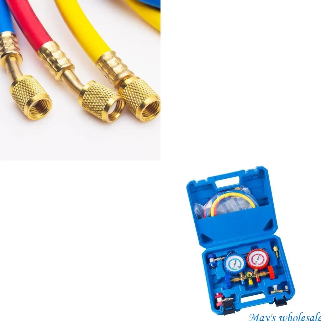 

Air Condition Gauge Coolant Manifold Gauge Manometer Conditioning Gauge 448A