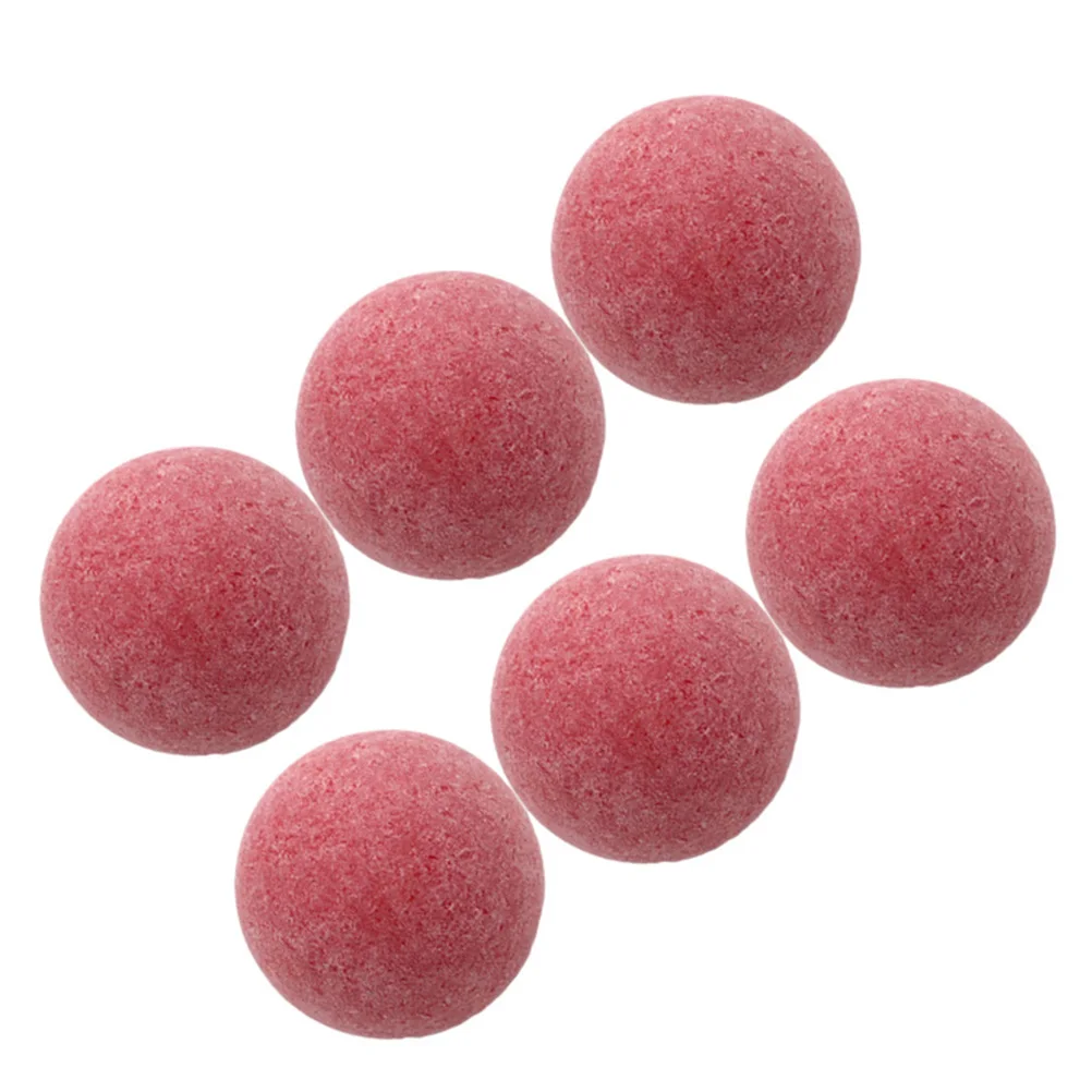 

12 Pcs Football Table Accessories Bright Red Color Balls Soccer Mini Replacement Foosballs