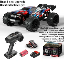 Cool Stuff Toy Car Funny Gift-70km/h High-speed 4WD Rc Cars for Adults,1:16 Full Scale Off-road Monster Truck,Remote Control Car