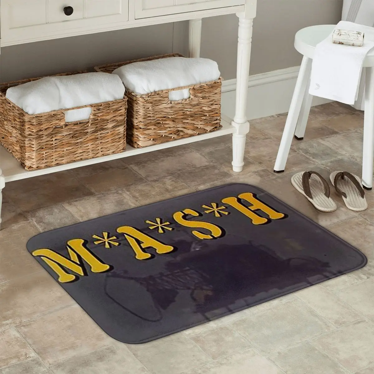 

Mash 4077 4077th Hawkeye Kinger Alan Alda War Anti-slip Doormat Floor Mat Carpet Rug for Kitchen Entrance Bedroom Footpad Mats