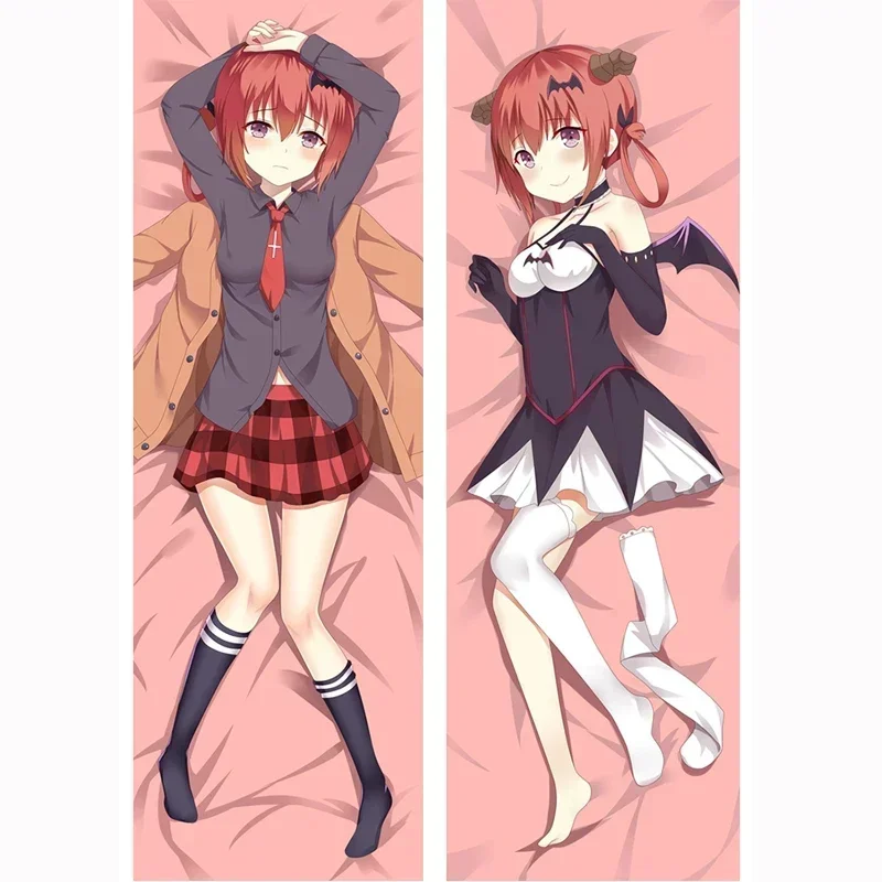 Anime Character Cosplay Gabriel Dropout Kurumizawa Satanichia McDowell Pillow Case Dakimakura Waifu Hugging Body Bedding Décor