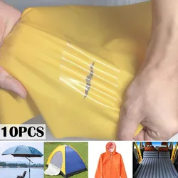 5/10pcs Tent Patches Stickers Waterproof Clear Self Adhesive Nylon Sticker Cloth Patch for Camping Tent Jacket Repair Tape