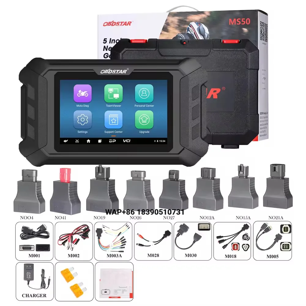 OBDSTAR MS50 STD Motorcycle Scanner Motorcycle Diagnostic Tool Standard Version Support Odometer Recalibration