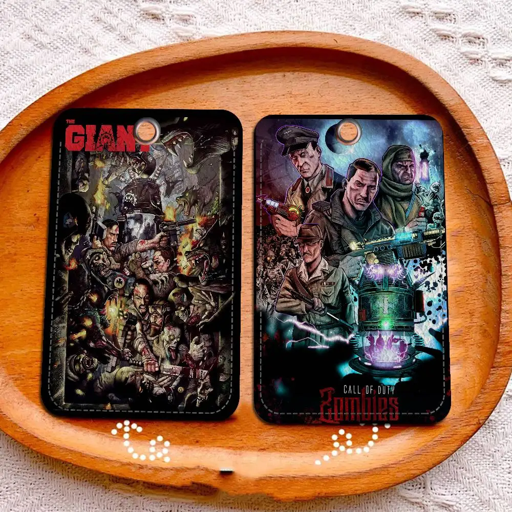 سمك القد الزومبي الكلاسيكية خمر بطاقة البنك مترو الانفاق حافلة حامل بطاقة المفاتيح حلقة رئيسية الباب الوصول العلامات بطاقة الهوية حالة المفاتيح الوصول #4