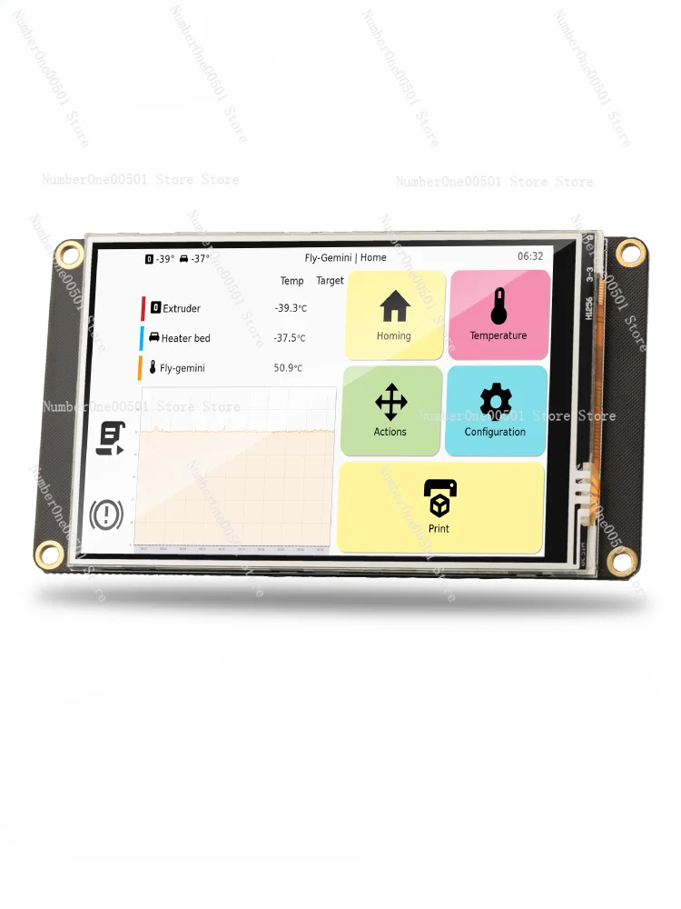 Applicable to Fly3D TFT V2 Color Screen Printer Accessories PI V2, Raspberry Pi 3b/4b SPI Klipper