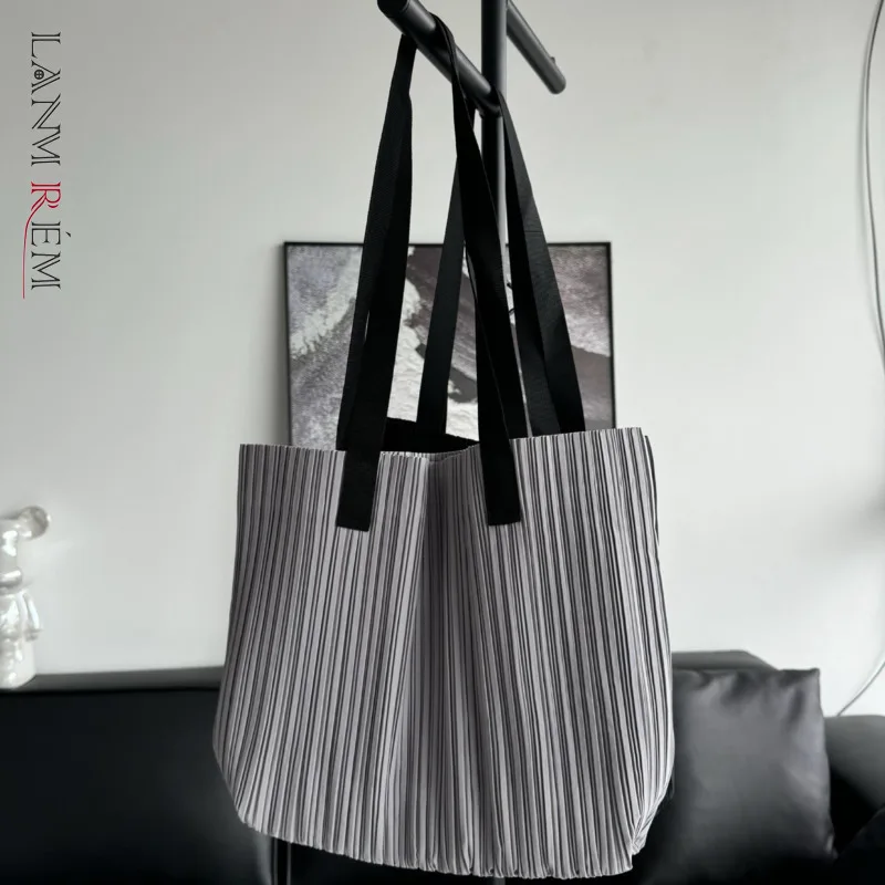 

LANMREM Fashion Pleated Versatile Bags For Women Casual New 2024 Loose Simplicity Female Outdoors Working Bag 17G7925