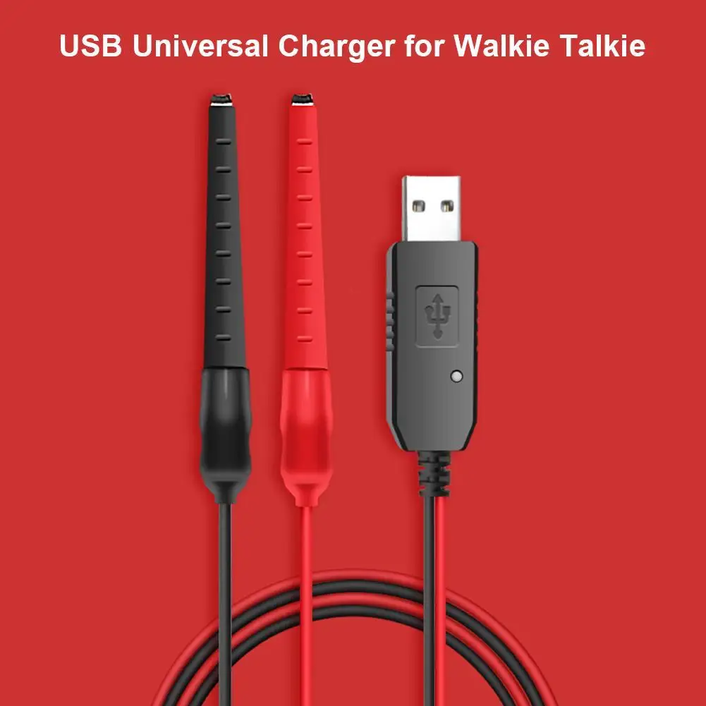 

Intercom Walkie Talkie USB Power Supply Charger Cable Universal USB Charging Connector Clip Charging Device