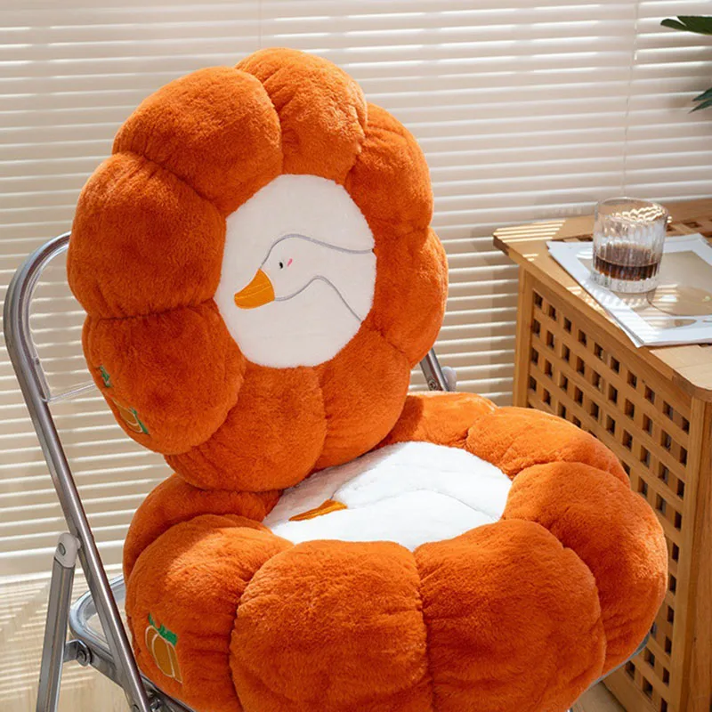

2025 New Cute Pumpkin Soft Cushion Comfortable Backrest Cushion for Lumbar Support Multi-Purpose Bedroom Sofa Office Body Pillow