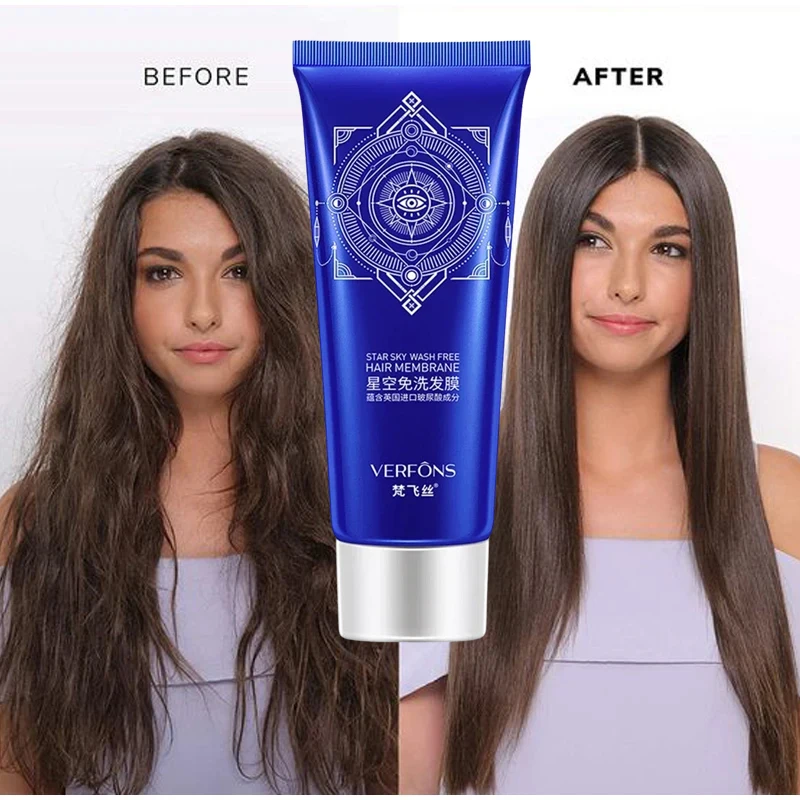 5 Seconds Magic Hair Mask Keratin Repair Damage Frizzy Straighten Soft Treatment Scalp Hair Shiny Hair Moisturizing Care 