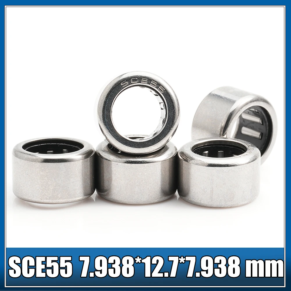 

SCE55 Bearing 7.938*12.7*7.938 mm ( 5 PCS ) Drawn Cup needle Roller Bearings B55 BA55Z SCE 55 Bearing