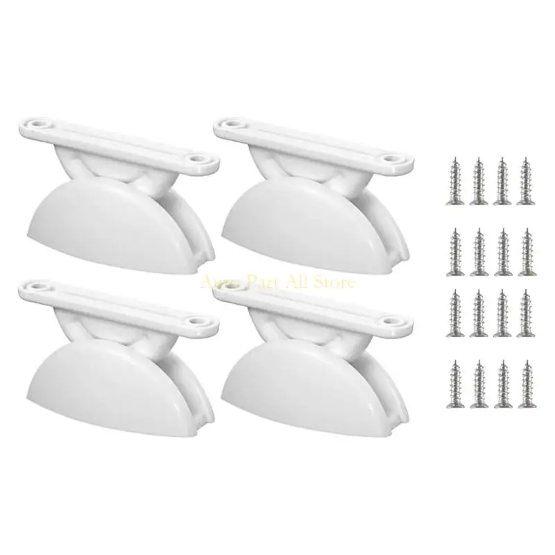 

J0MA Car Baggage Door Catcher Compartment Clips Plastic Door Catcher Latches Holder Cargo Trailer Motorhome Door Stoppers