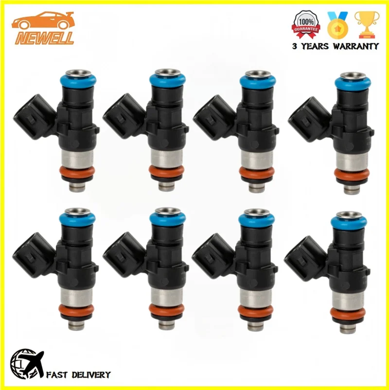 8pcs 0280158051 12576341 42lb Fuel Injector For Holden Commodore VZ VE L76 L98 LS2 Corvette Z06 7.0 LS7 LS3 L99 06-13 Camaro SS