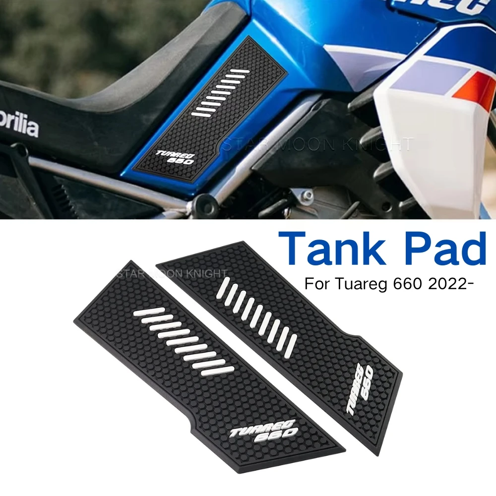 

Side Fuel Tank Pad For Aprilia Tuareg 660 Tuareg660 2022 - Motorcycle Accessories Rubber Non-slip Tank Stickers