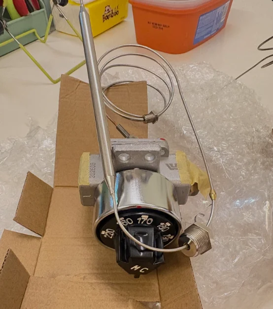 PSR160-220 gas fryer temperature control valve/thermostatic valve