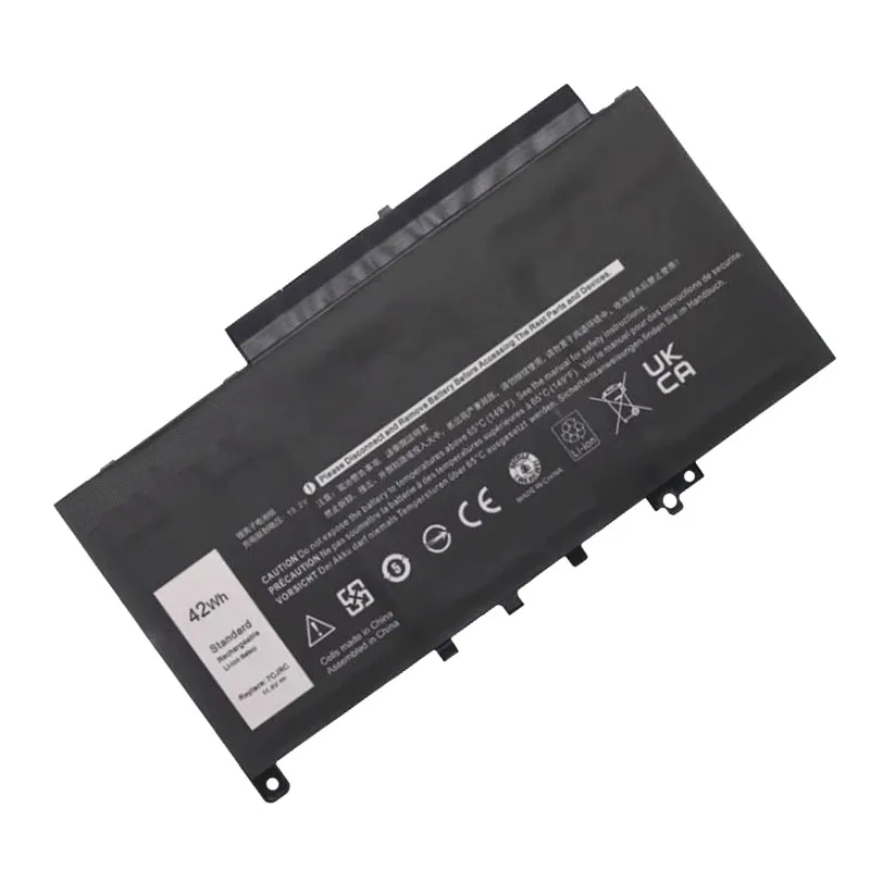 New 11.4V 42Wh  7CJRC 21X15 F1KTM Laptop Battery  For Dell Latitude E7470 E7270 12 E7470/E7270 Series