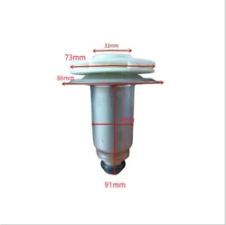 Parte caldaia a gas Pompa di circolazione dell'acqua Rotore motore/foglie d'acqua per RS15/7-3, RSL 15/7-3 Ku C, RS 25/7, OTSL 15/7