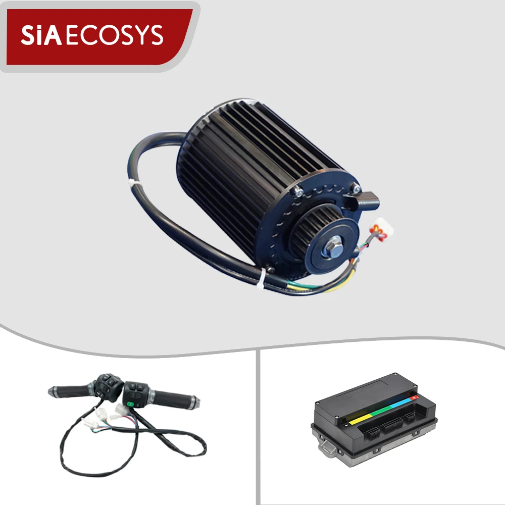 

QSMOTOR 1000W Mid Drive Motor with EM50SP Controller Kits for Electric Scooter 72V 55KPH