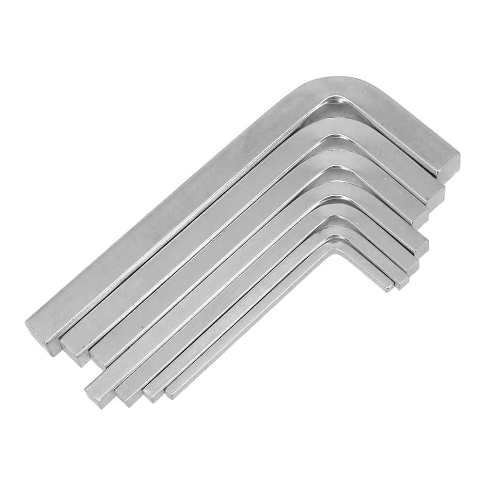 

For Tighten Wrench Head Wrench Wrench Garden Attachment Components Equipment 7 */kit 7 Pcs/set 7Pcs/Set L-Shape