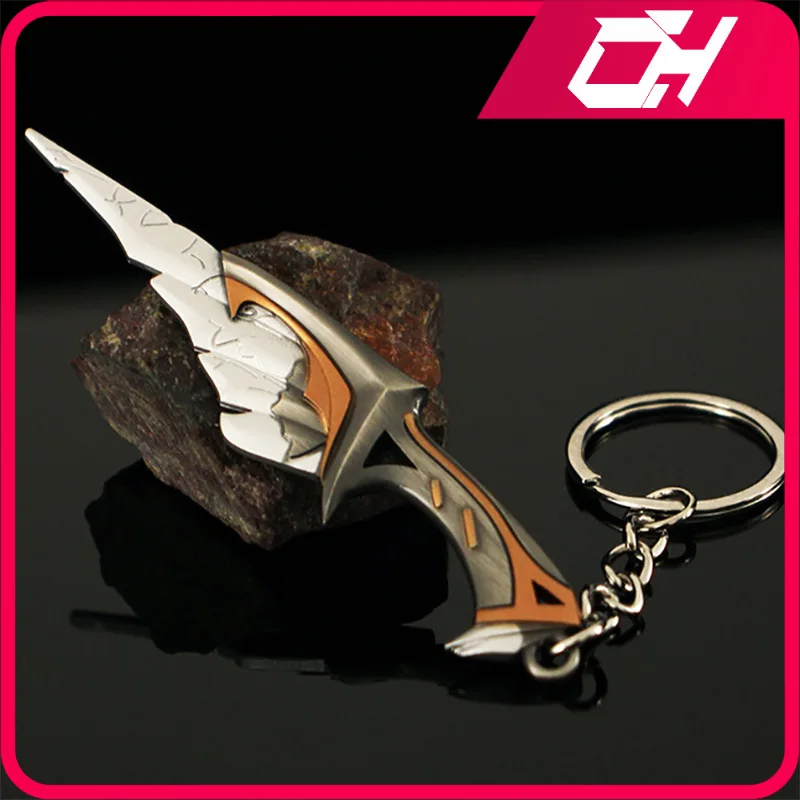 Valorant Weapon Keychains Relic Stone Daggers Game 9cm Mini Metal Model Keychains Accessories Ornament Crafts Gifts Toys Boys