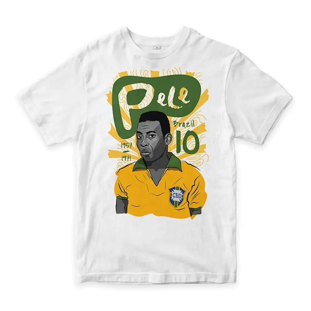 Pele Brazil 10 T Shirt Edson Arantes Do Nascimento Men'S And Women'S Sizes Pel 10850