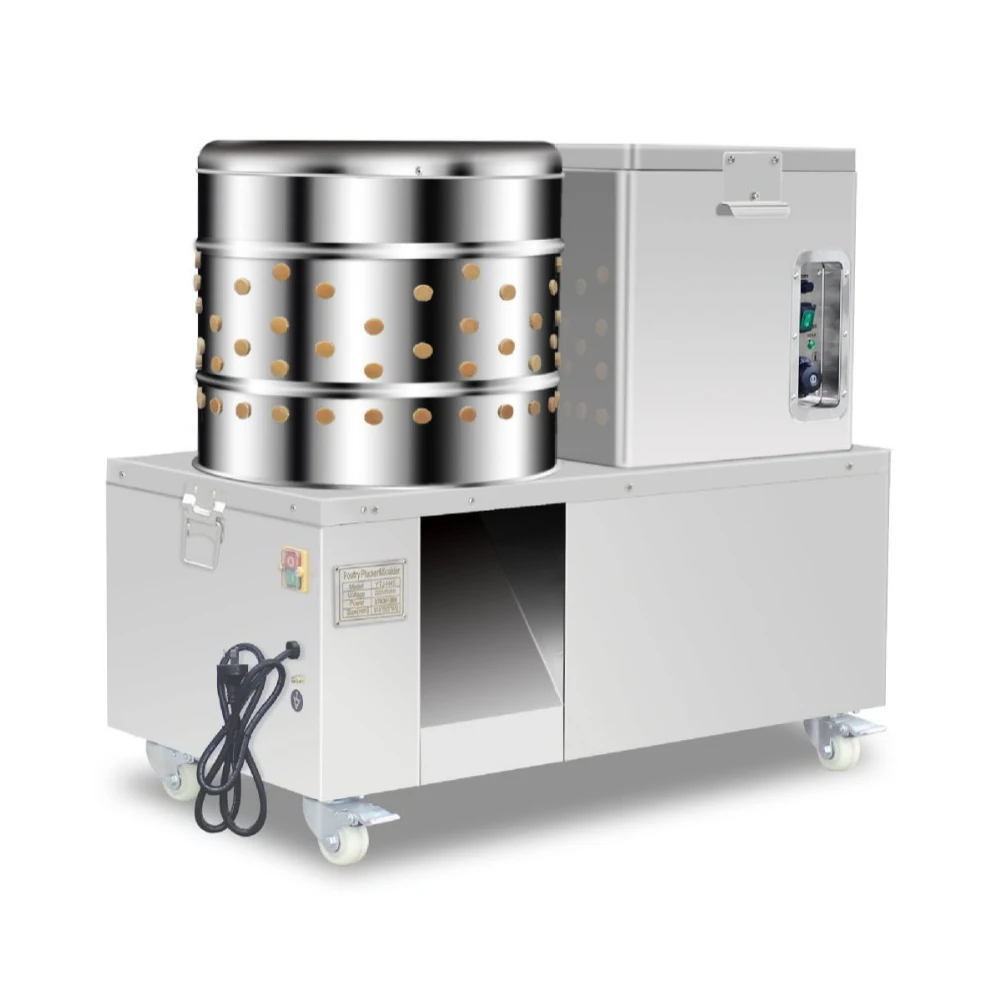 Automatic Poultry Scalding And Plucking Machine High Working Efficiency Food-grade Stainless Steel Poultry Defecation Equipment