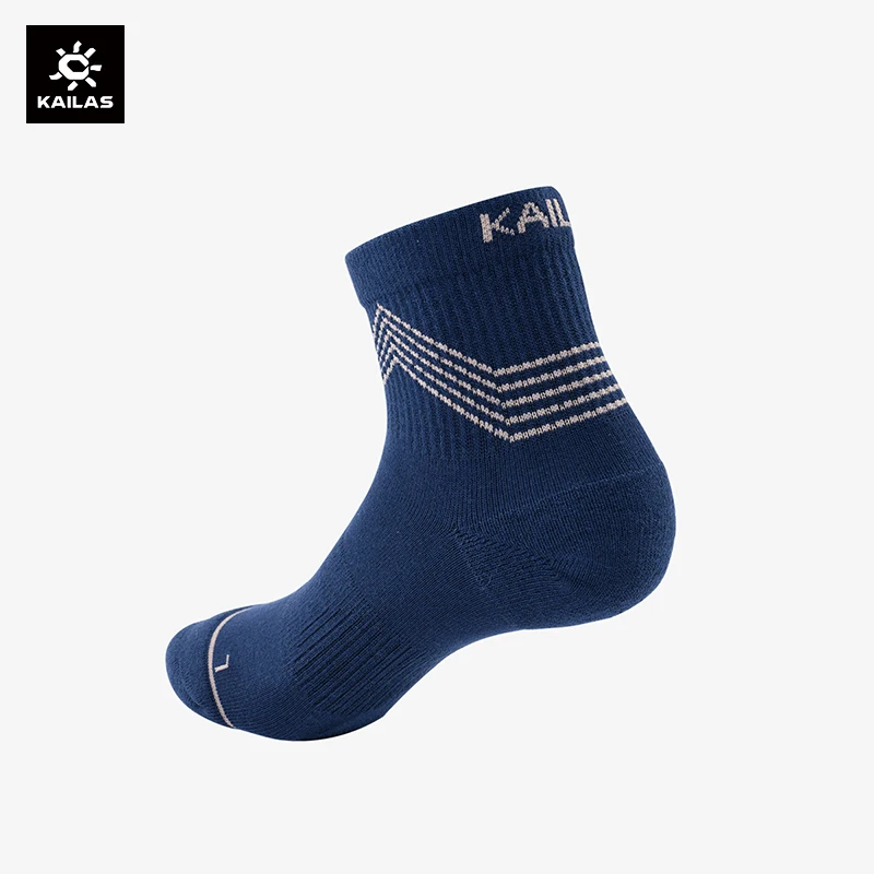 KAILAS Athletic Low Cut Running Ankle Socks Men Outdoor Cotton Arch Support Cushioned Breathable Deodorant Soft Sock KH2302112