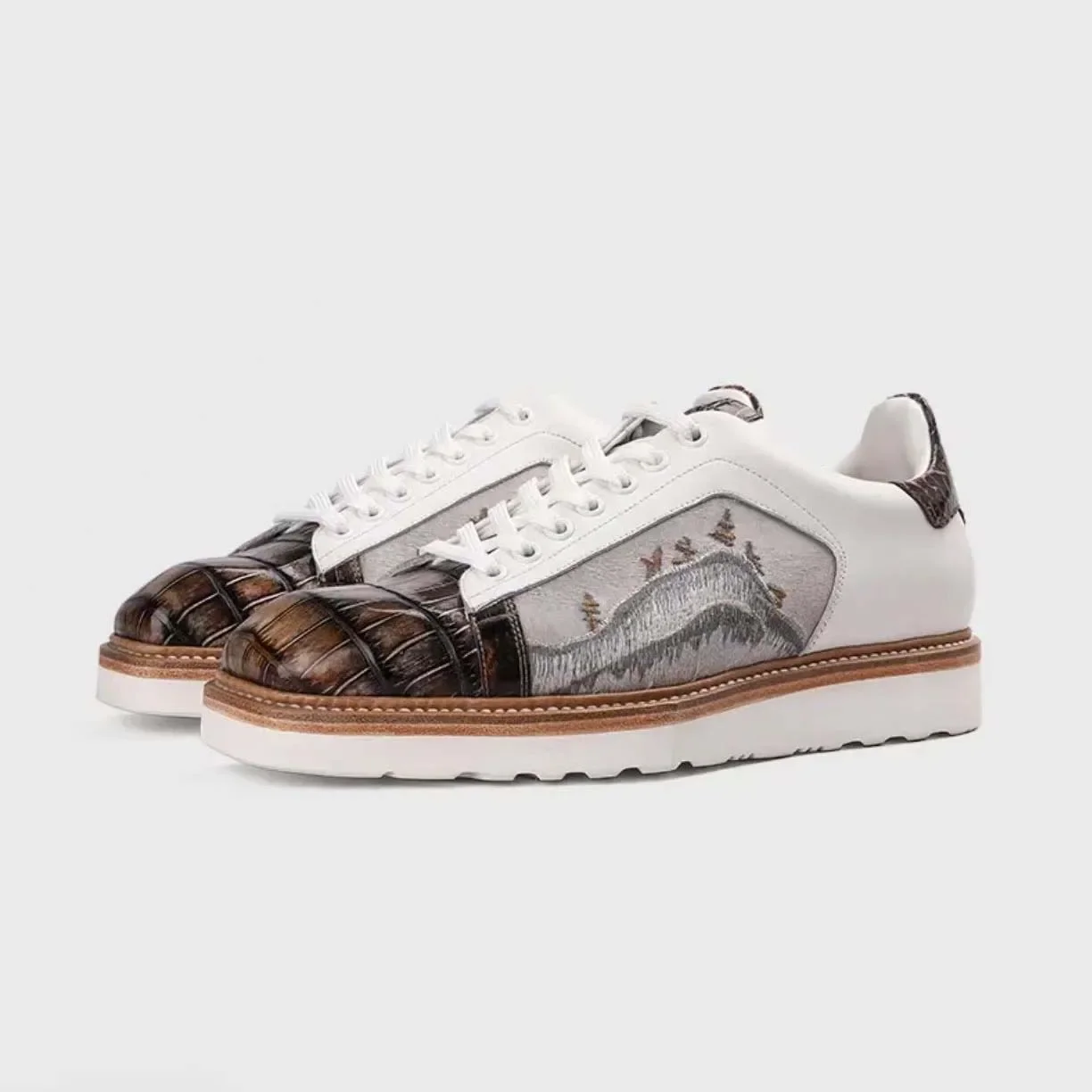 

shenzhuangsanbao new arrival men casual shoes male crocodile shoes leisure men fashion