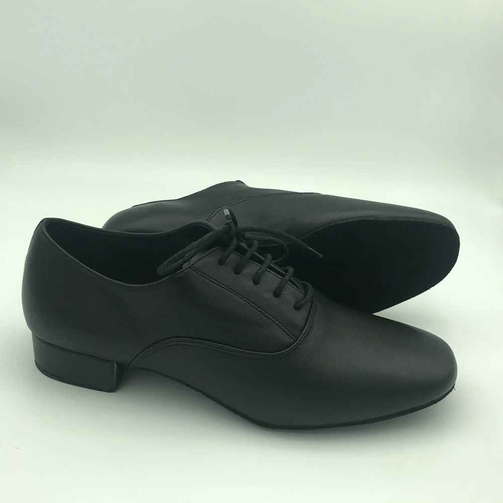 Professional & comfortable Mens ballroom dance shoes salsa shoes tango shoes in cow leather 8801