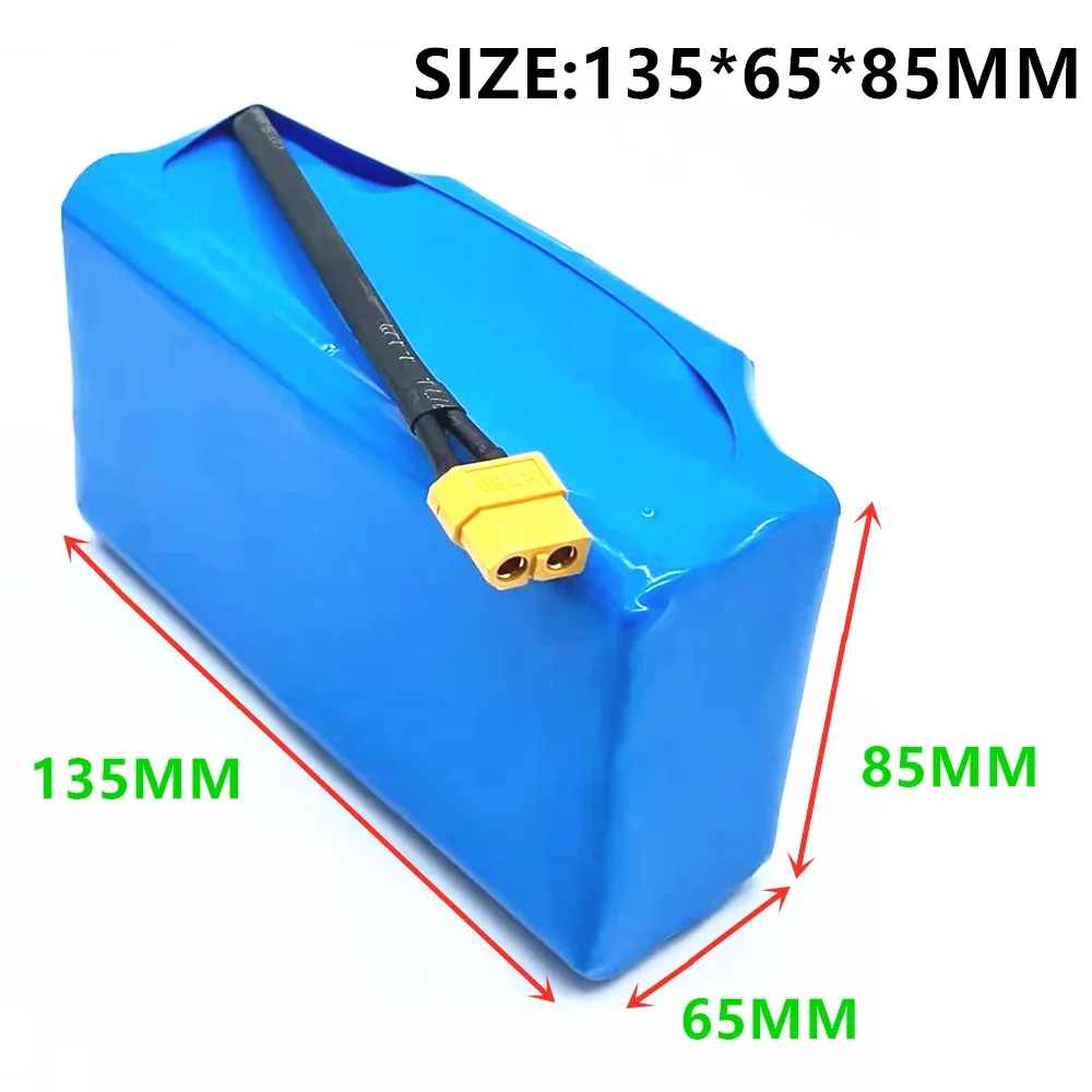 10S2P 36V 4.8Ah 4800mah High Drain 2 Wheel Electric Scooter Self Balancing Lithium Battery Pack for 2-Wheel Balance Vehicle