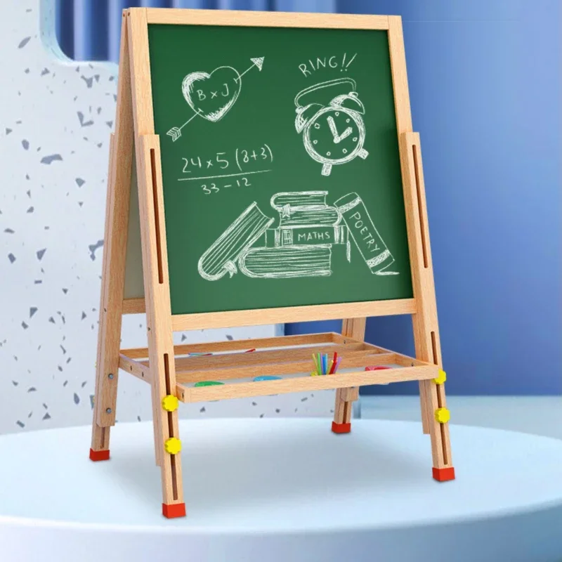 

Scratchable Foldable Board, Colored Hand Painted Board, Stand style Chalk Character Billboard, Small Blackboard