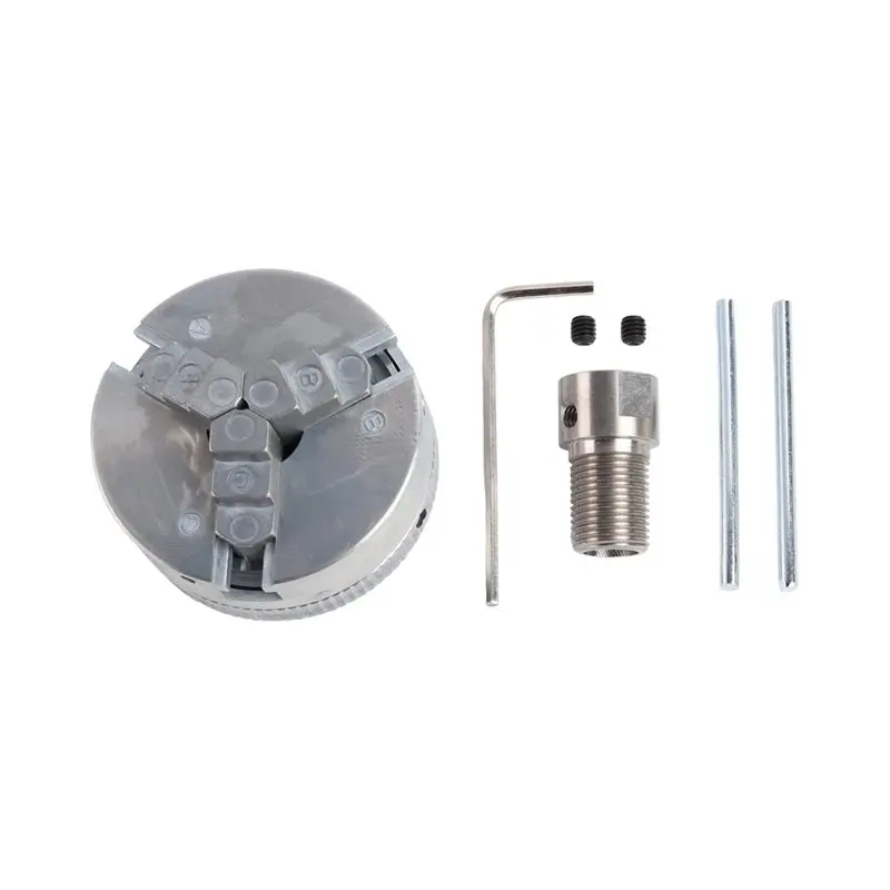 Wholesale Z011 Extension Three Jaw Chuck And Connecting Rod Set, Mini Lathe Chuck Set For DIY Bench Buffer Polishing Machine