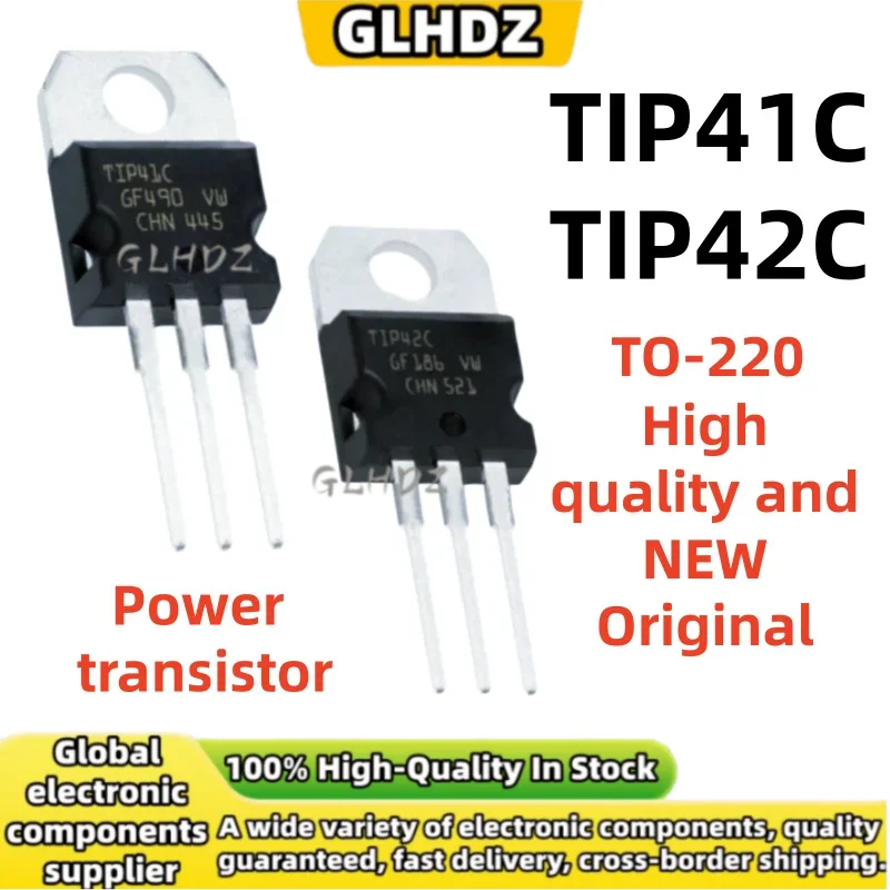 NEW Original 10-20UNITS/10PAIRS/LOT TIP41C TIP42C Power transistor in stock TO-220