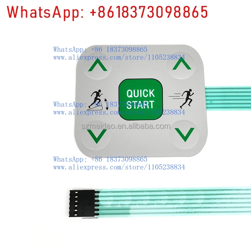 1 unidad de membrana de teclado para cinta de correr, panel de control, interruptor, adhesivo para PRECOR C932 932i 954 954i