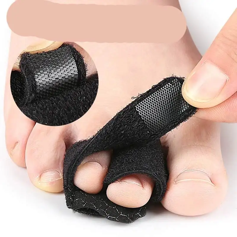 1/5Pcs Adjustable Toe Straightener Splint Wraps Bandage Hallux Valgus & Hammer Toe Corrector Separator Tape Foot Care Tool