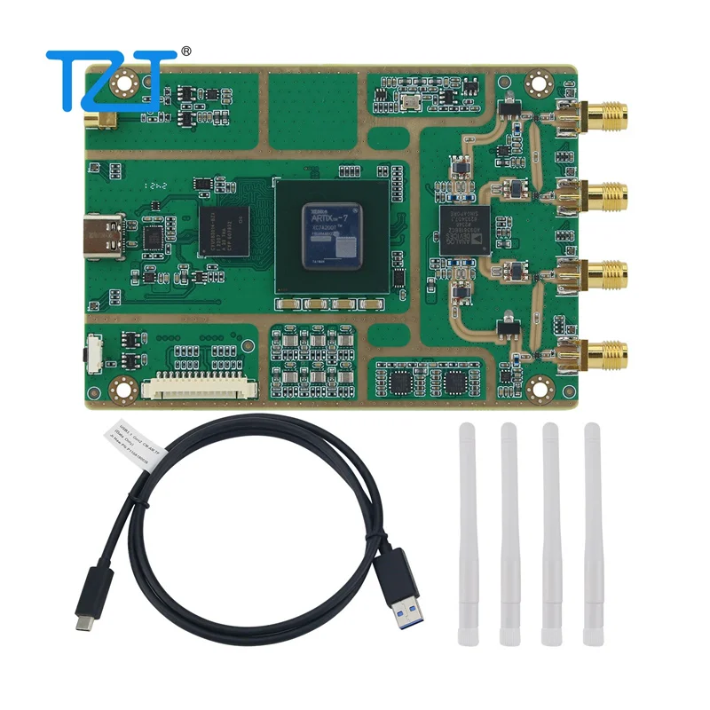 TZT HamGeek XC7A200T+AD9361 B220 Mini Software Defined Radio Development Board Replacement for HackRF PlutoSDR