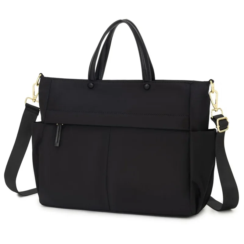 14 polegadas laptop sacola para as mulheres, grande bolsa de ombro para o trabalho, bolsa elegante para o negócio