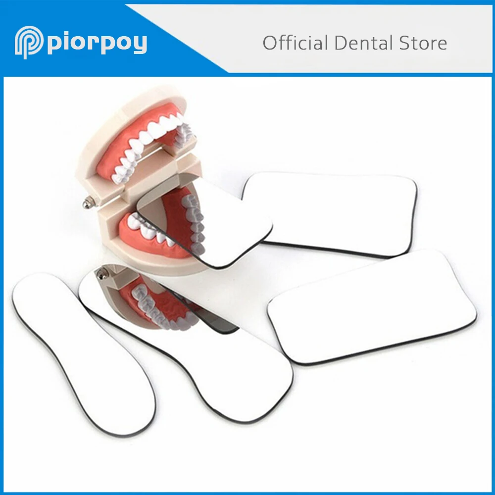 PIORPOY 5 sztuk/zestaw Dental ortodontyczne lustro wewnątrzustne zdjęcie reflektor dwustronne lustra narzędzia stomatologiczne reflektor stomatologiczny