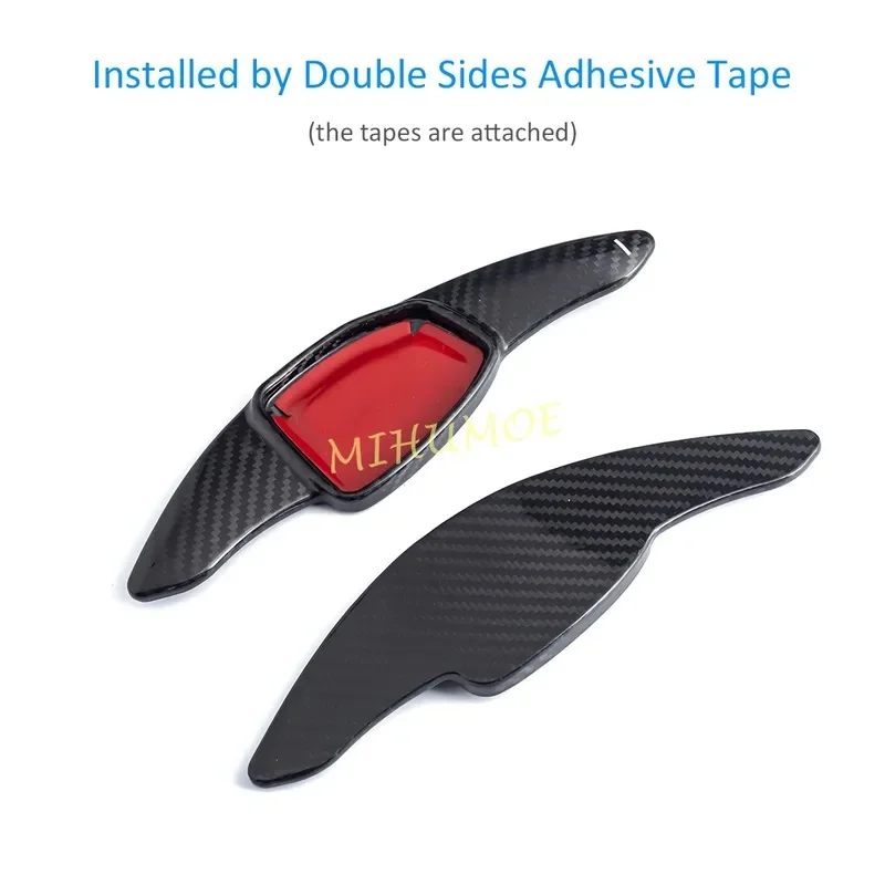 Quick ReleaseGenuine Carbon Fiber Car Steering Wheel Shift Paddles Shifter Extensions RS3 RS4 RS5 RS6 RS E-Tron GT 2020-2025 - view 5