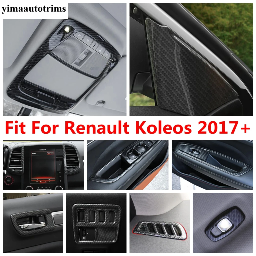 

Window Lift / Head Light / Handle Bowl / Pillar A Frame / Central AC Knob Panel Cover Accessories For Renault Koleos 2017 - 2022